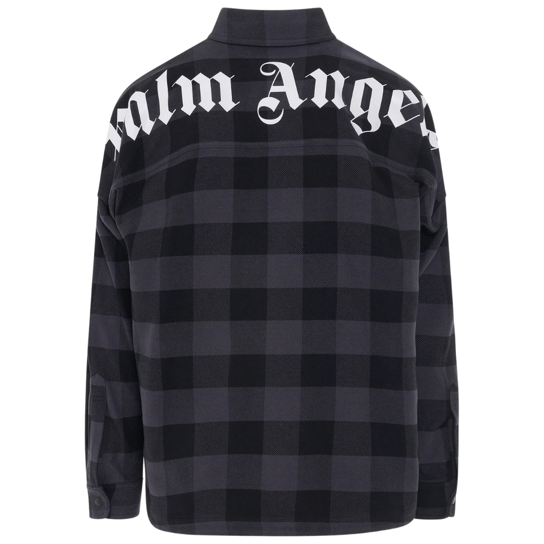 Palm Angels Mens Pmga024C99Fab001 Shirt Black