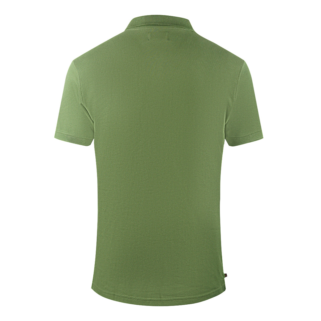 Aquascutum Mens Po001 06 Polo Shirt Army Green