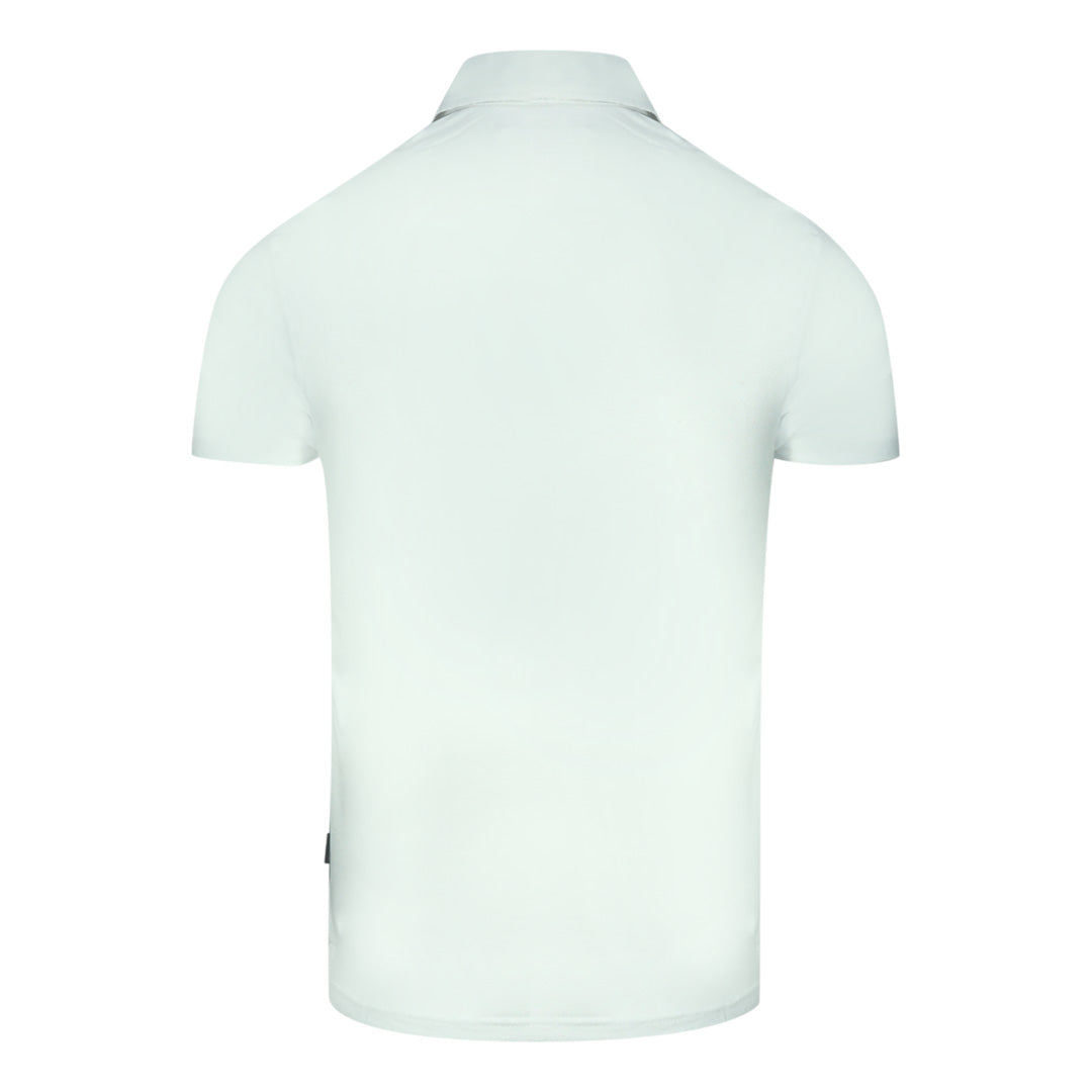 Aquascutum Mens QMP020 01 Polo Shirt White