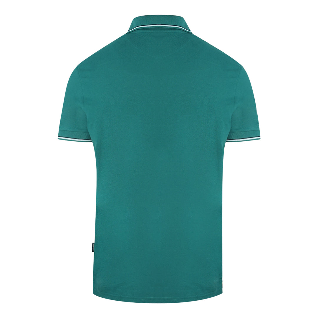 Aquascutum Mens Polo Shirt QMP024 32 Green