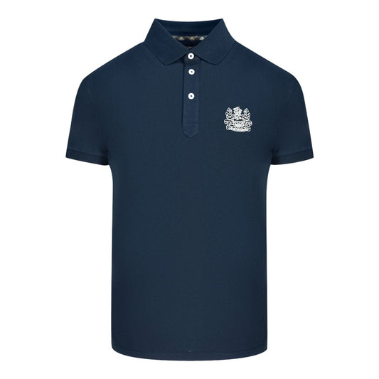 Aquascutum Mens QMP050 85 Polo Shirt Navy