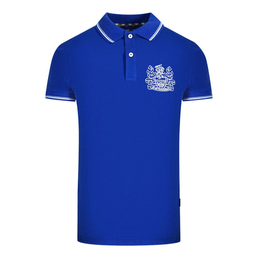 Aquascutum Aldis Tipped Blue Polo Shirt