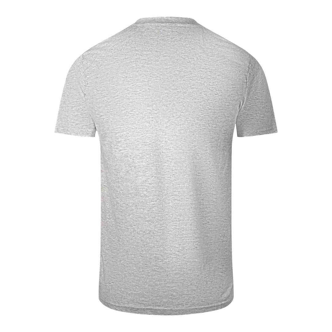 Cavalli Class Gradien Scales Design Logo Grey T-Shirt