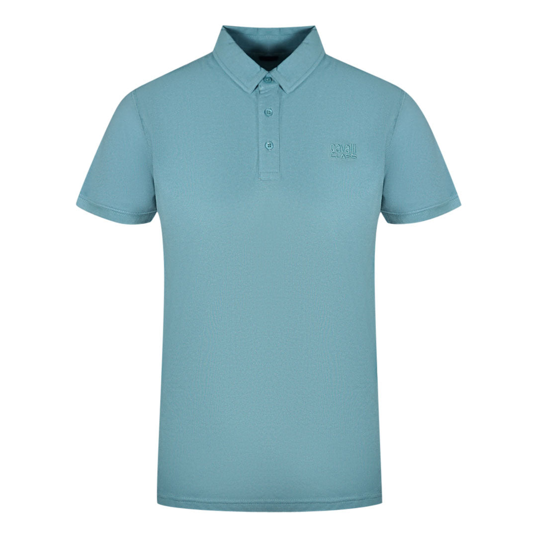 Cavalli Class Brand Logo Avian Polo Shirt