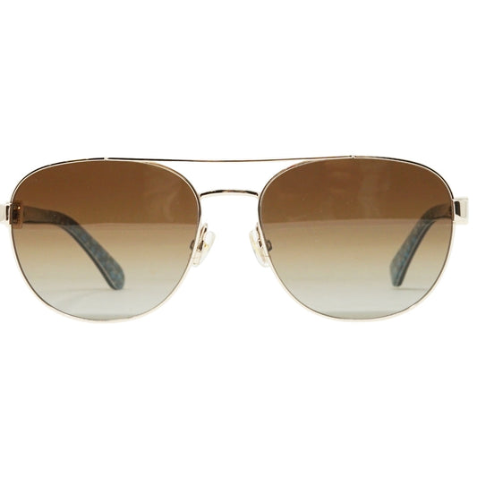 Kate Spade Womens Raglan/G/S 006J LA Sunglasses Gold