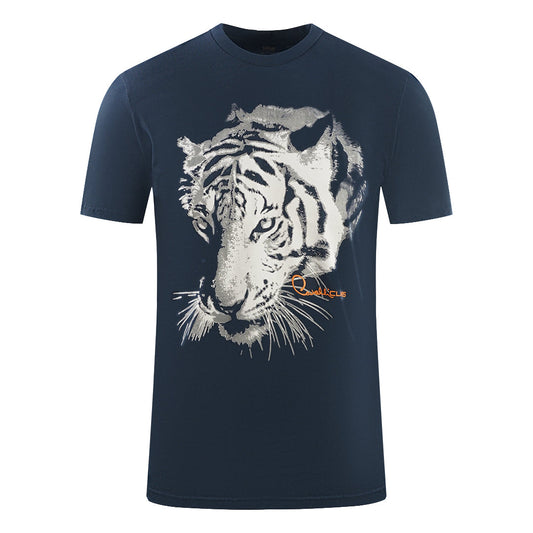 Cavalli Class Mens RXT60J JD060 04926 T-Shirt Navy Blue