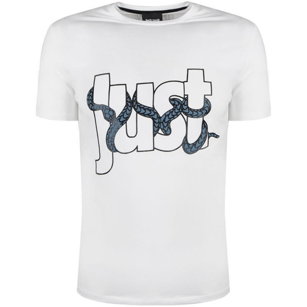 Just Cavalli Mens T-Shirt S01GC0283 100 White