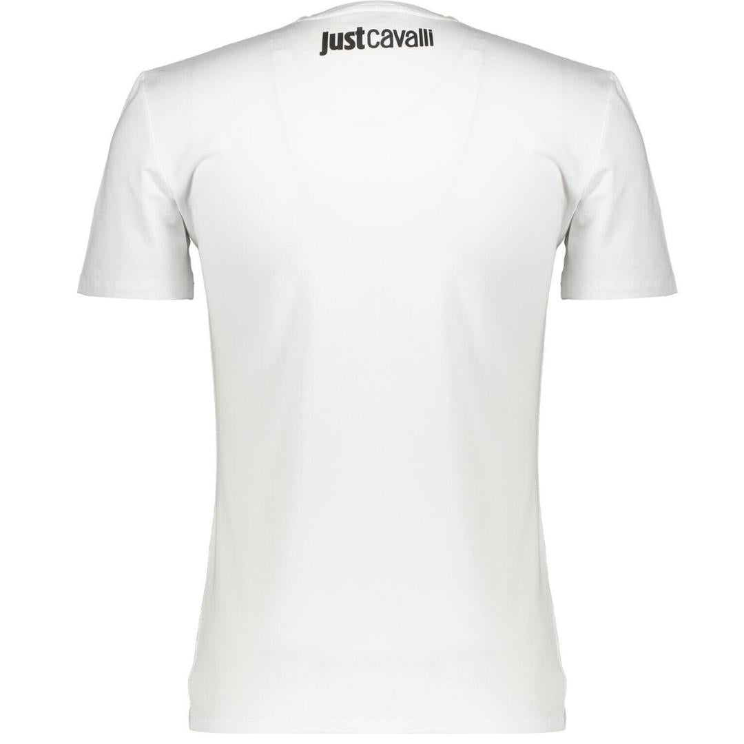 Just Cavalli Mens T-Shirt S01GC0283 100 White