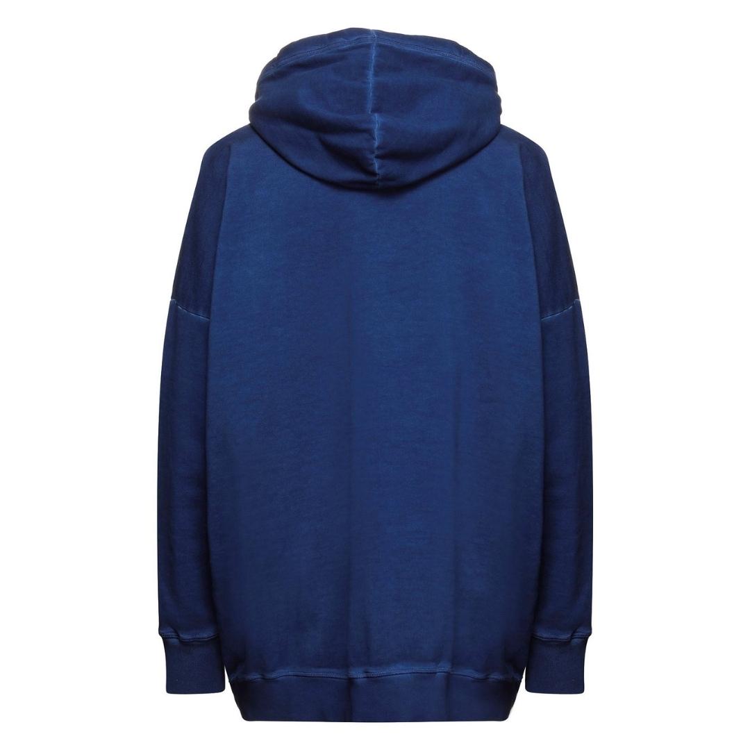 Dsquared2 Born To Be A Fighter Oversize Blue Hoodie