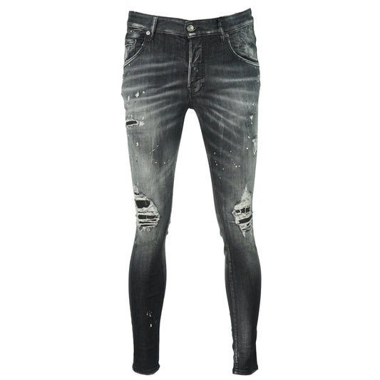 Dsquared2 Super Twinky Jean Paint Splash Destroyed Jeans - Nova Clothing