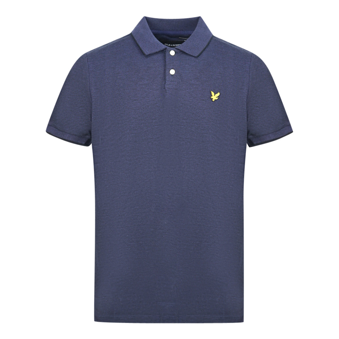 Lyle & Scott Mens Polo Shirt SP1406V W376 Navy Blue