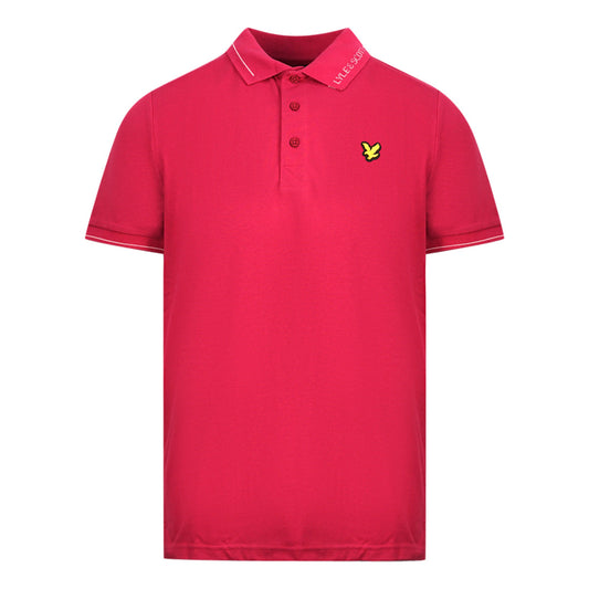 Lyle & Scott Mens Polo Shirt SP1564G E46 Red