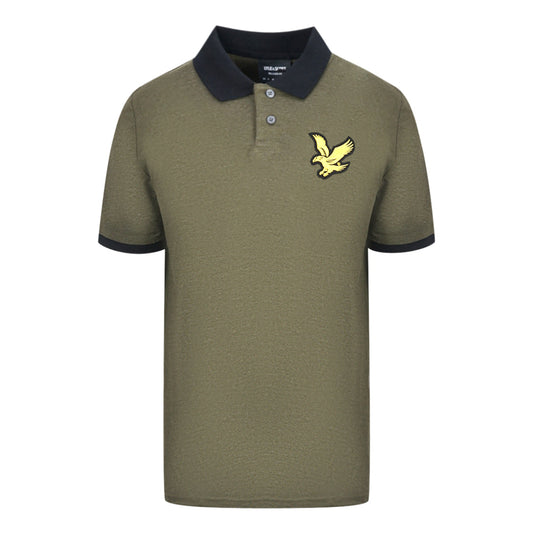 Lyle & Scott Mens Polo Shirt SP1700V W814 Olive Green