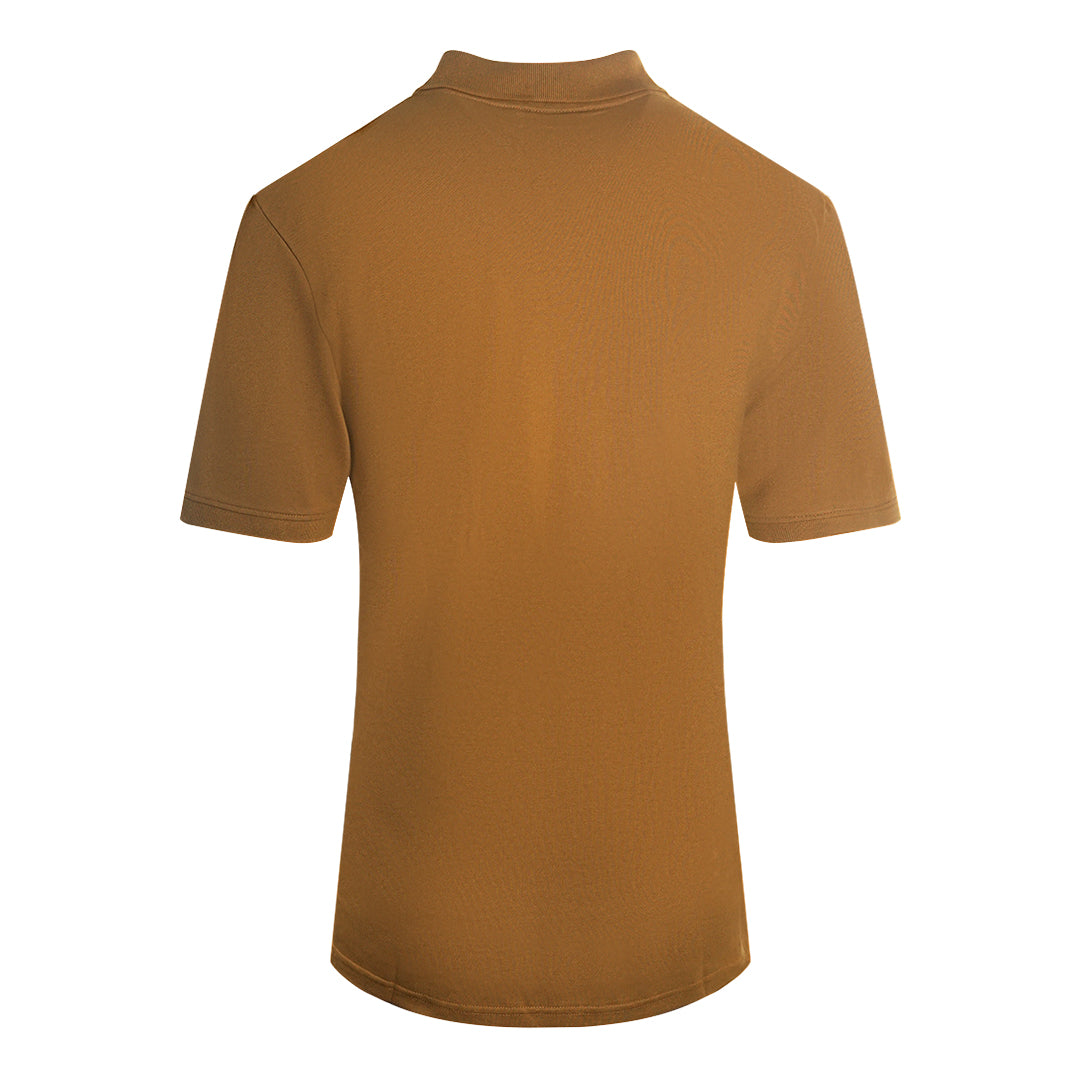 Lyle and Scott Farrier Bronze Plain Polo Shirt