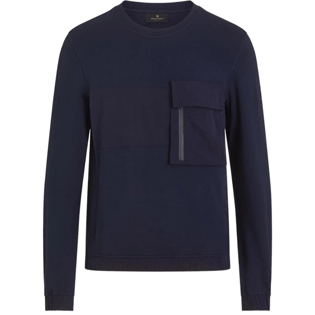 Belstaff Mens Spinnaker Jumper Dark Ink