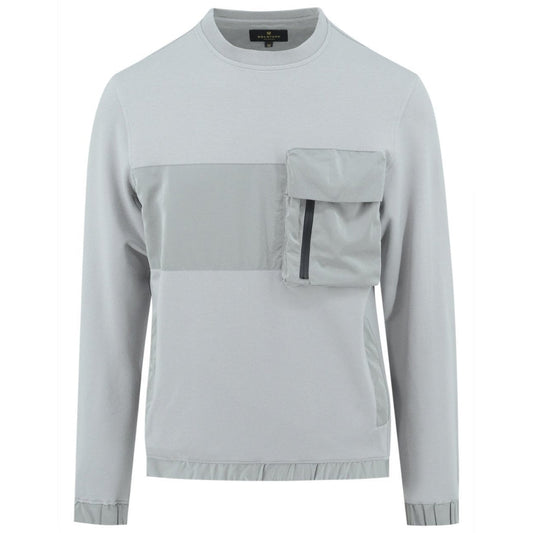 Belstaff Mens Spinnaker Jumper Old Silver