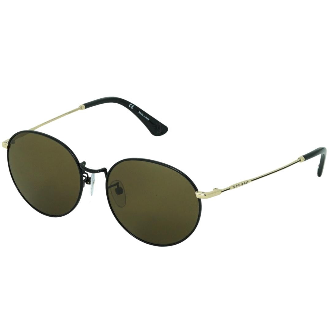 Police Mens Sunglasses SPL386G 304G Gold