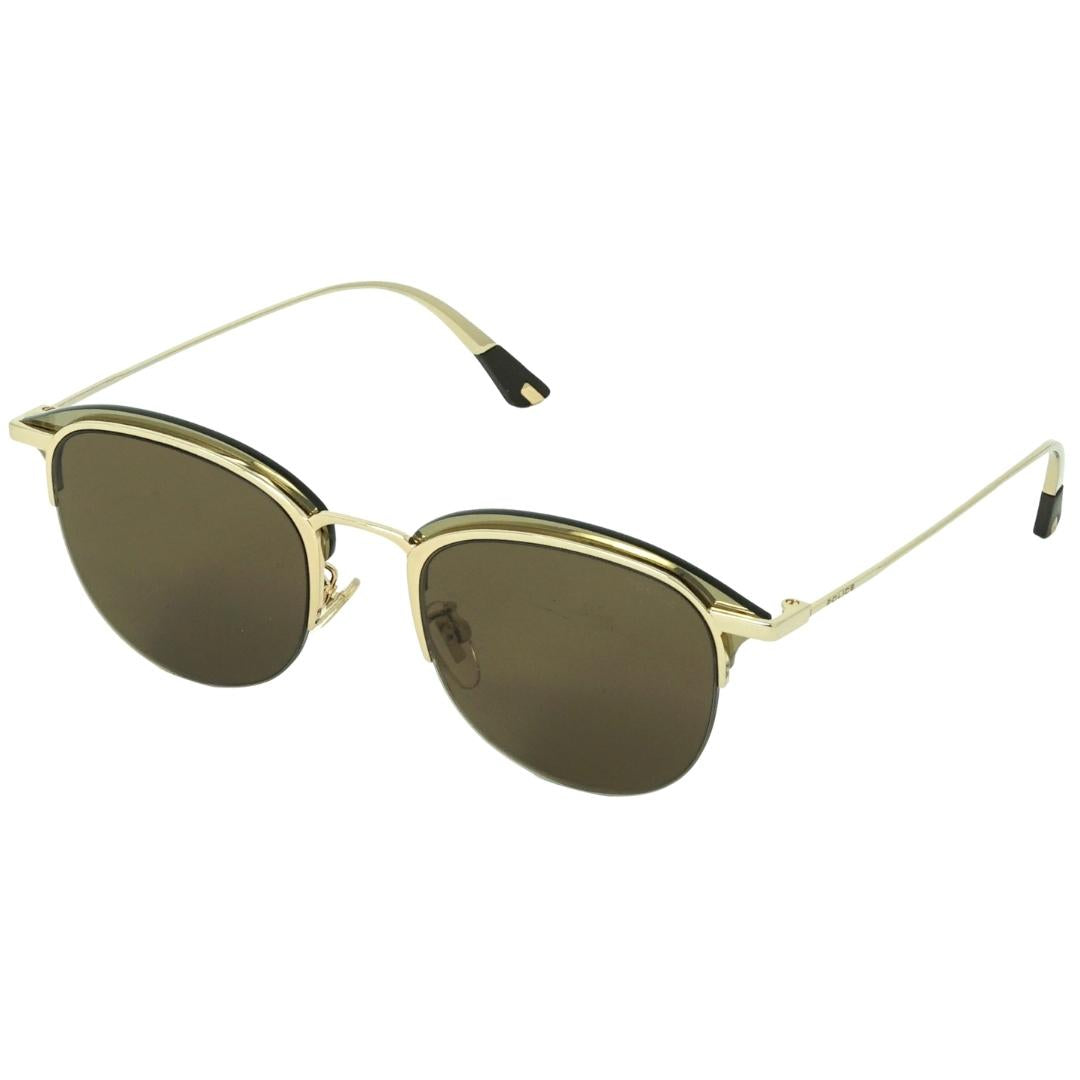 Police Mens Sunglasses SPL784M 0300 Gold