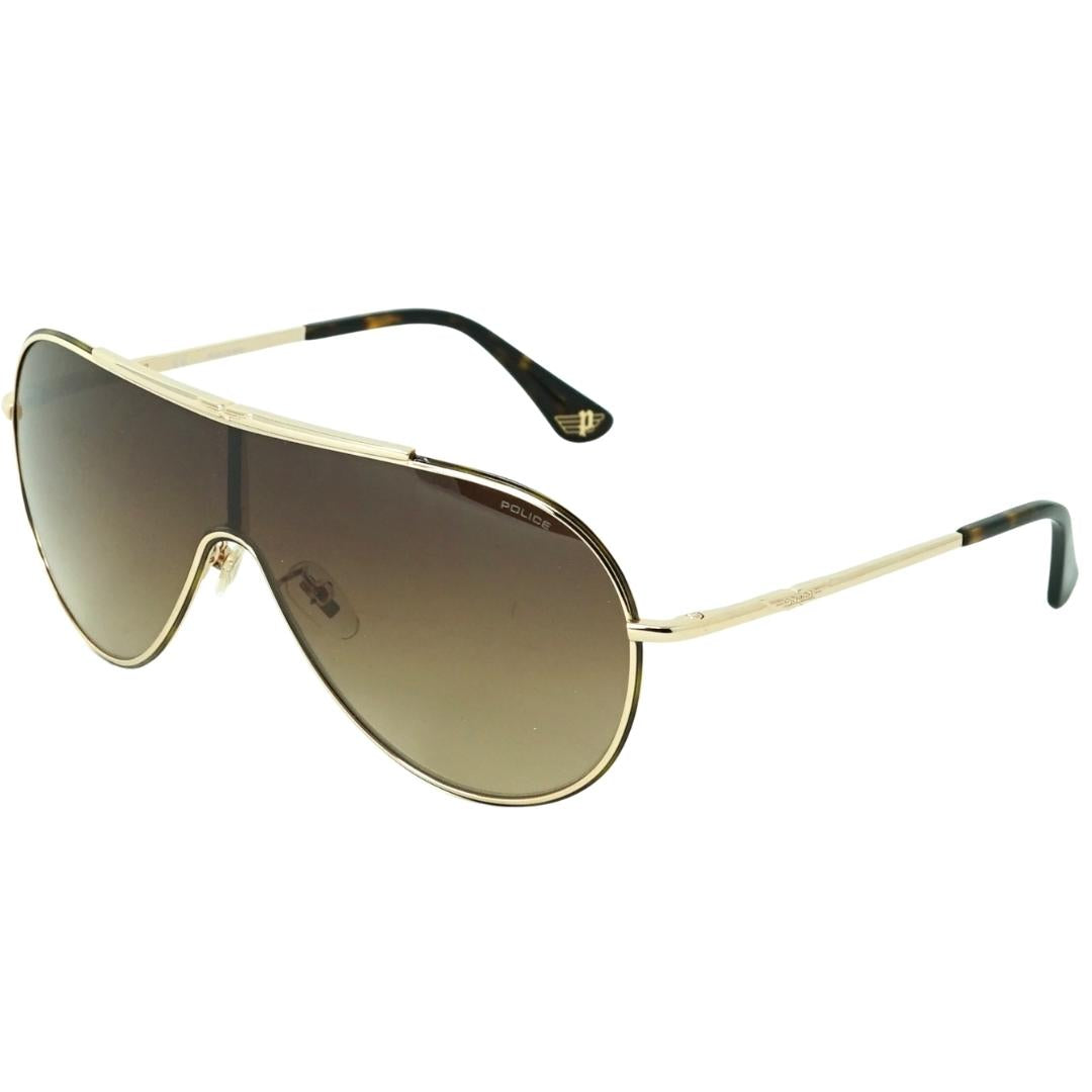 Police Mens Sunglasses SPL964M 0330 Gold