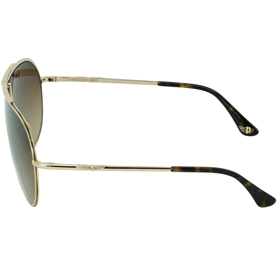 Police Mens Sunglasses SPL964M 0330 Gold