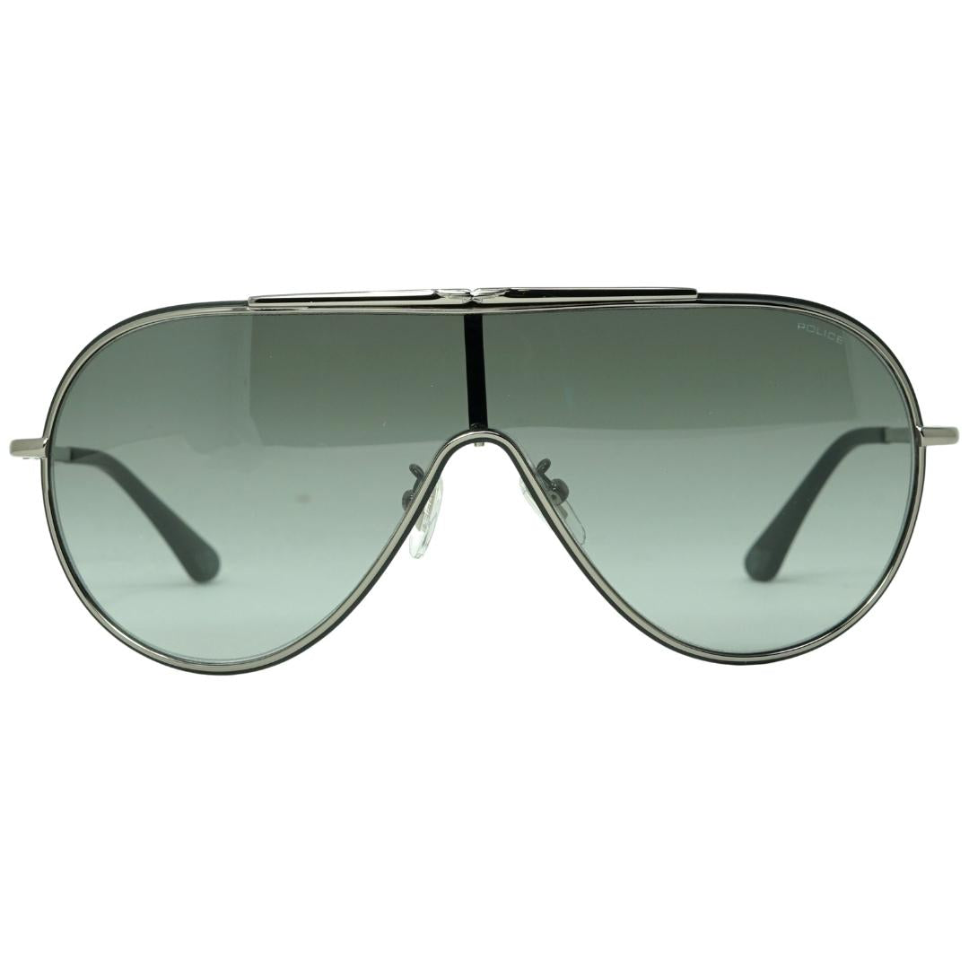 Police Mens Sunglasses SPL964M 0K56 Silver