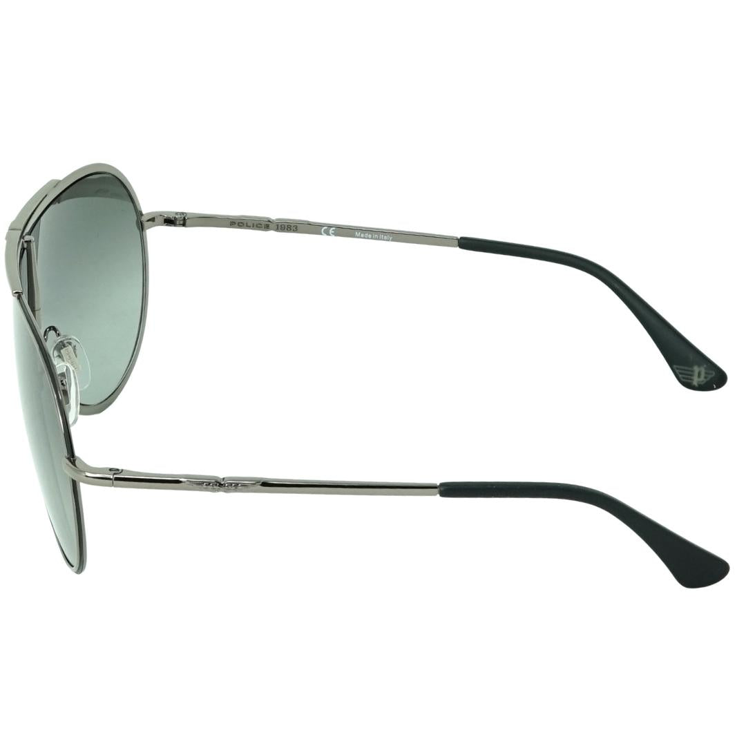 Police Mens Sunglasses SPL964M 0K56 Silver