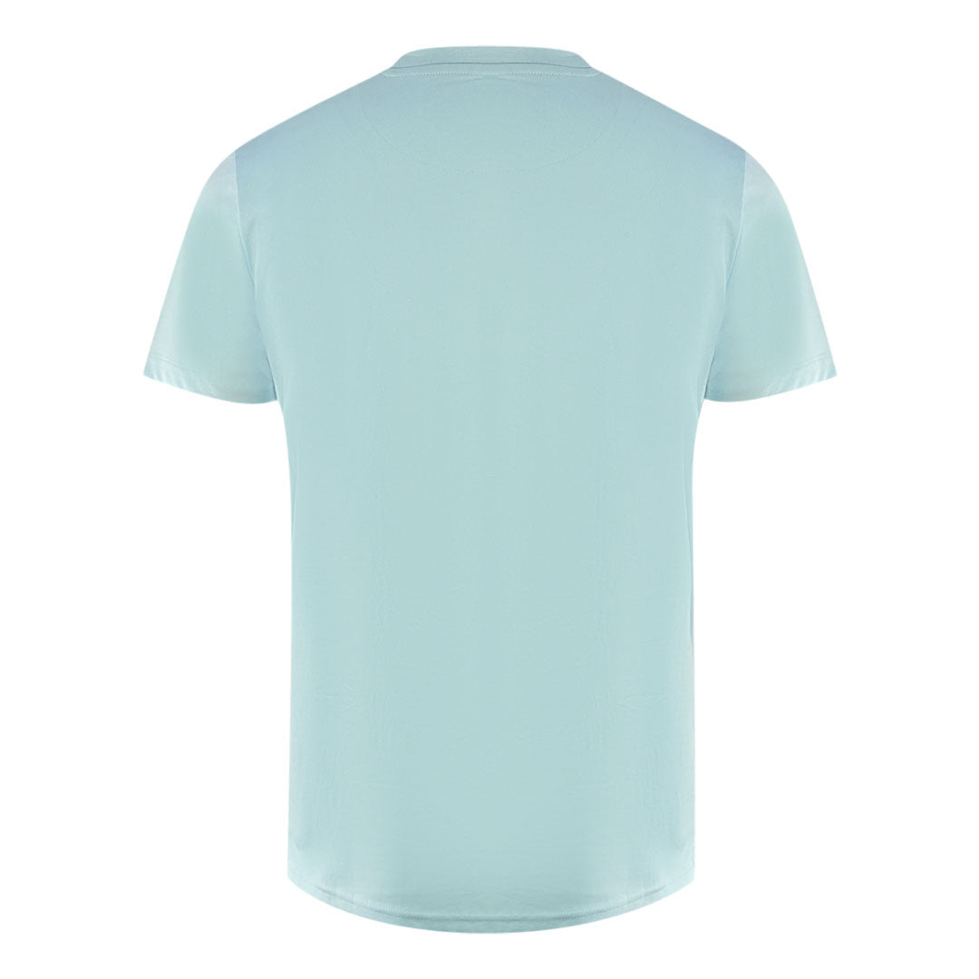 Aquascutum London Tonal Aldis Logo Sky Blue T-Shirt