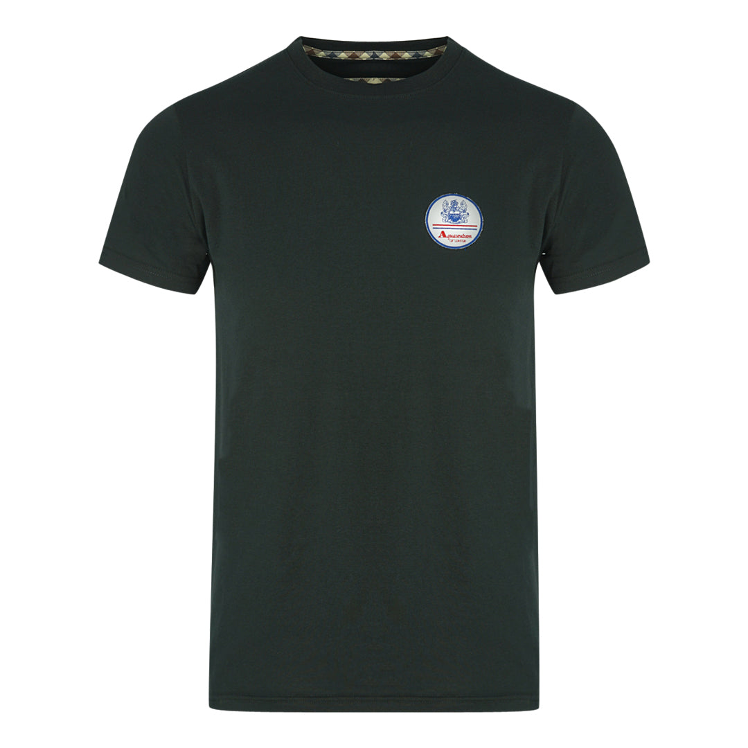 Aquascutum Patch Logo Black T-Shirt - Nova Clothing