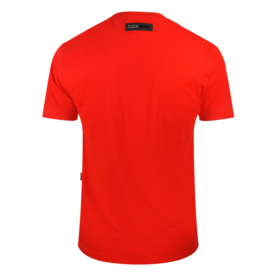 Plein Sport Bold Branded Logo Red T-Shirt