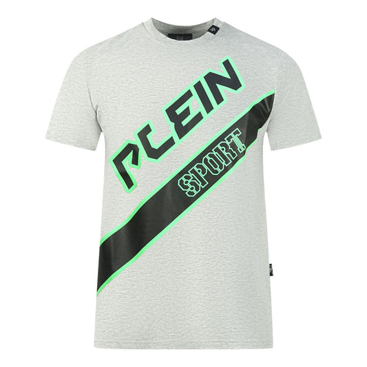 Plein Sport Large Logo Grey T-Shirt