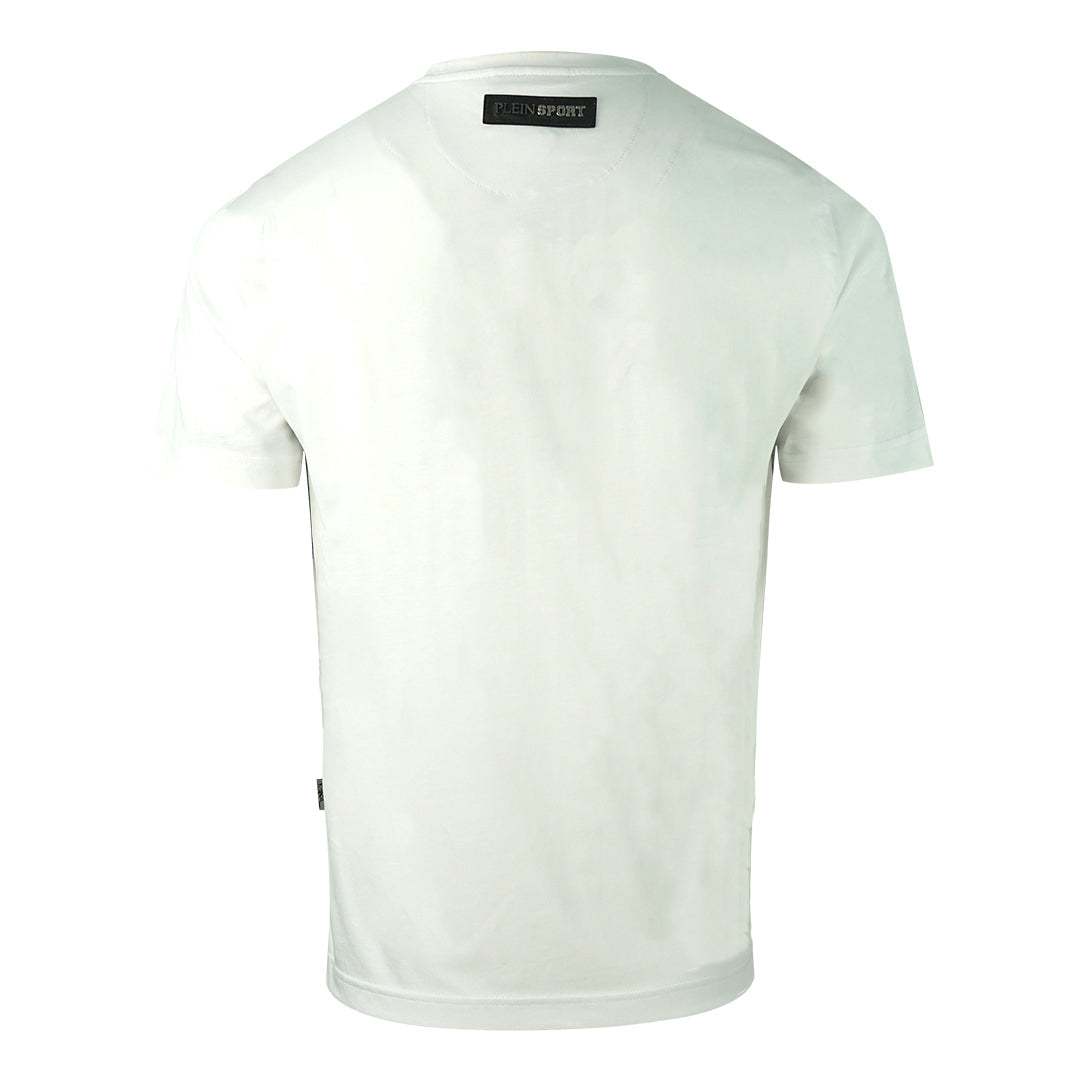 Plein Sport Tiger Head Logo White T Shirt