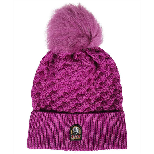 Parajumpers Tricot Purple Pom Beanie