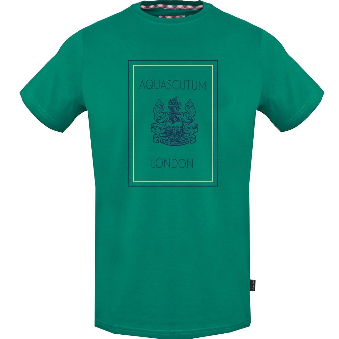 Aquascutum Mens TSIA112 32 T-Shirt Green