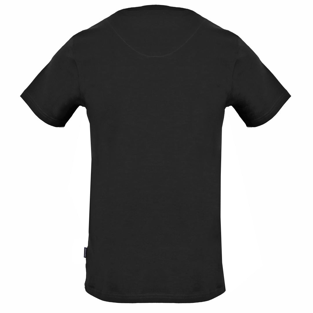 Aquascutum Mens TSIA126 99 T-Shirt Black