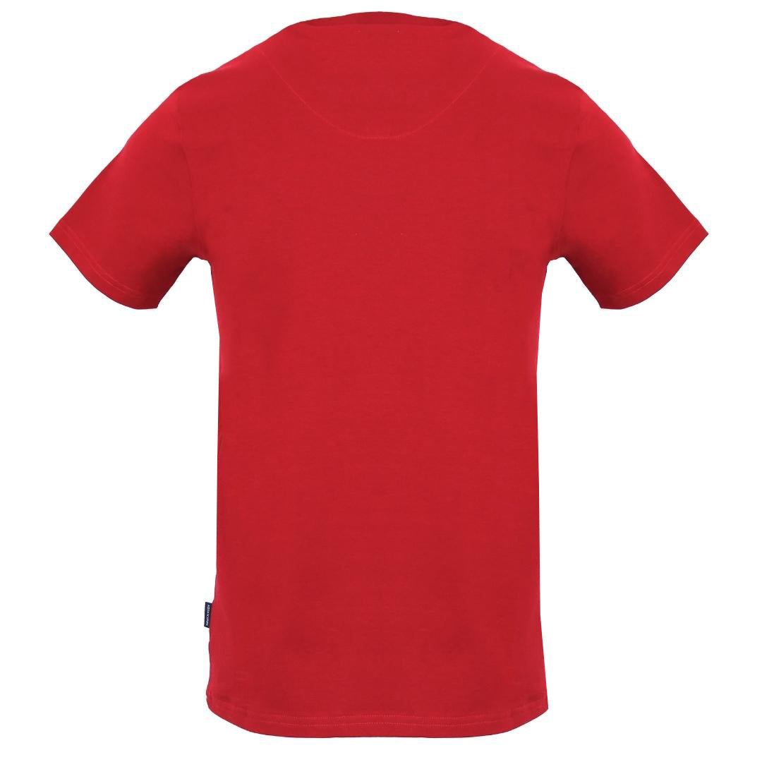 Aquascutum Mens TSIA131 52 T-Shirt Red