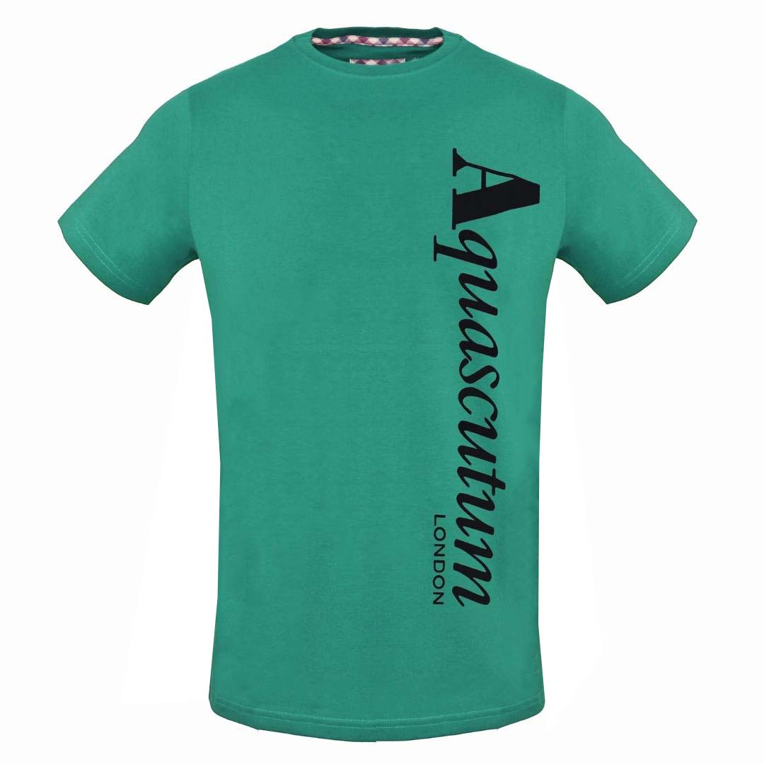 Aquascutum Mens TSIA18 32 T-Shirt Green